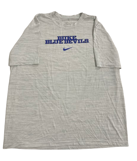 Christian Reeves Duke Basketball Team Issued Workout Shirt (Size XXL)