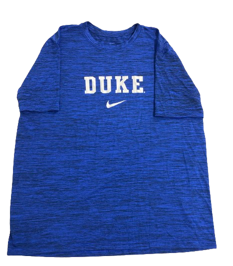 Christian Reeves Duke Basketball Team Issued Workout Shirt (Size XXL)