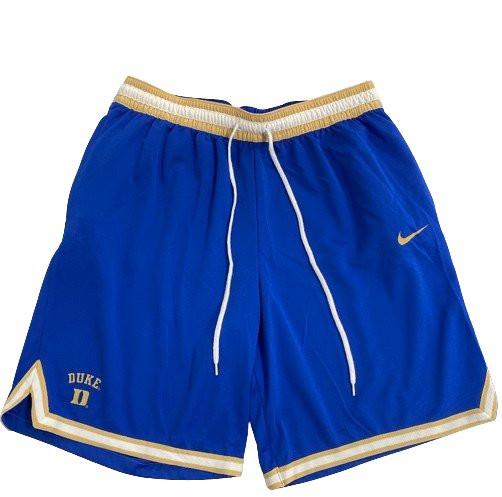 Christian Reeves Duke Basketball Player Exclusive Premium Shorts (Size XXL)