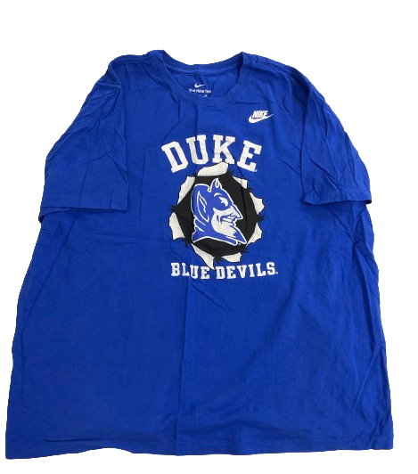Christian Reeves Duke Basketball Team Issued T-Shirt (Size XXL)