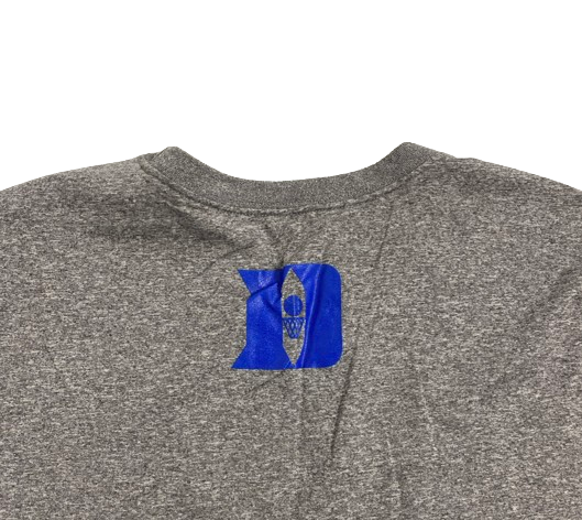 Christian Reeves Duke Basketball Player Exclusive "1 VISION" Workout Shirt (Size XXL)