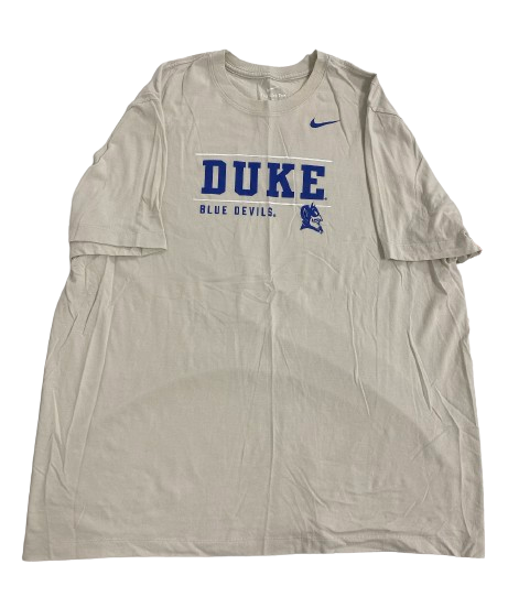 Christian Reeves Duke Basketball Team Issued T-Shirt (Size XXL)