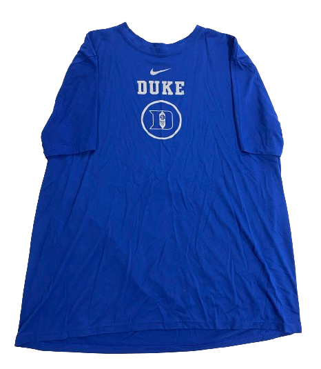 Christian Reeves Duke Basketball Player Exclusive Workout Shirt (Size XXL)