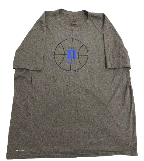 Christian Reeves Duke Basketball Player Exclusive Workout Shirt (Size XXL)