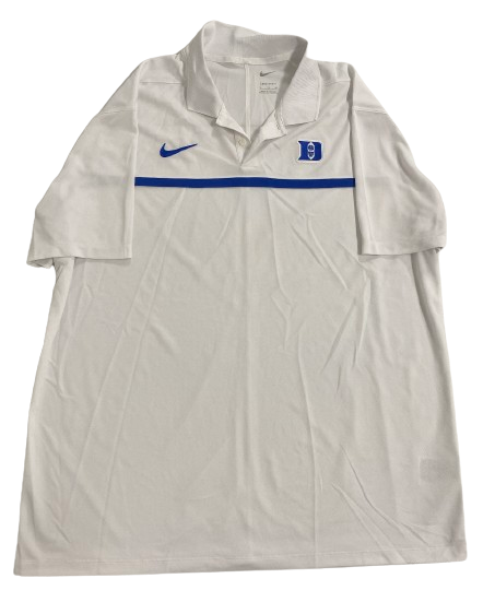Christian Reeves Duke Basketball Player Exclusive Polo Shirt (Size XL)