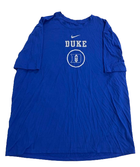 Christian Reeves Duke Basketball Player Exclusive Workout Shirt (Size XXL)