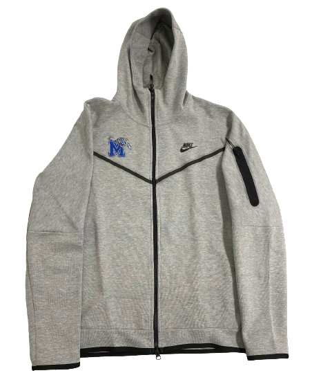 Jahvon Quinerly Memphis Basketball Player Exclusive Nike Tech Jacket (Size L)