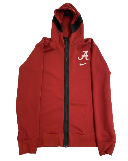 Jahvon Quinerly Alabama Basketball Player Exclusive Pre-Game Warm-Up Jacket (Size M)