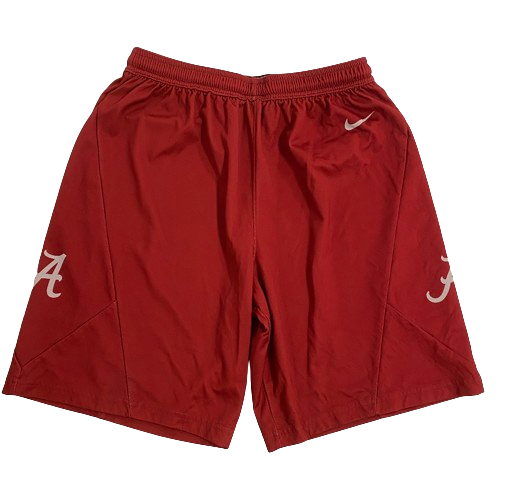Jahvon Quinerly Alabama Basketball Player Exclusive Practice Shorts (Size M)