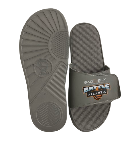 Jahvon Quinerly Memphis Basketball Player Exclusive "Battle 4 Atlantis" Slides (Size 12)
