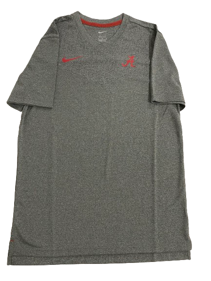 Jahvon Quinerly Alabama Basketball Team Issued Workout Shirt (Size M)