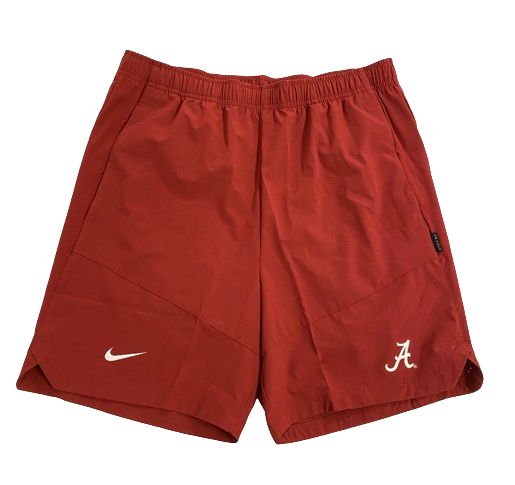 Jahvon Quinerly Alabama Basketball Team Issued Workout Shorts (Size M)