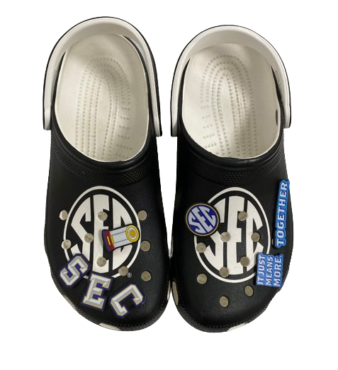 Jahvon Quinerly Alabama Basketball "SEC" Crocs (Size 11)