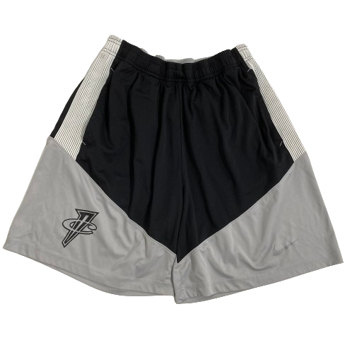 Jahvon Quinerly Memphis Basketball Player Exclusive Shorts with Penny Hardaway Logo (Size L)