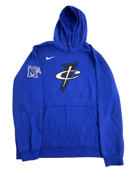 Jahvon Quinerly Memphis Basketball Player Exclusive Sweatshirt with Penny Hardaway Logo (Size XL)