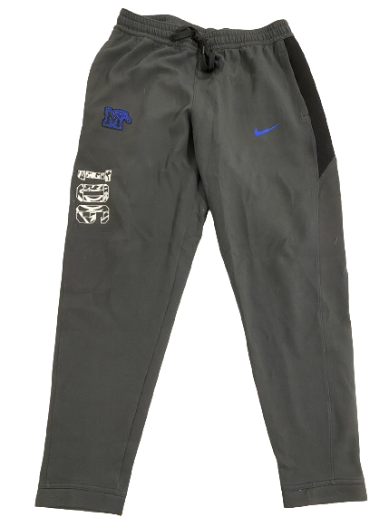 Jahvon Quinerly Memphis Basketball Player Exclusive "901" Sweatpants (Size XL)