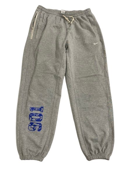 Jahvon Quinerly Memphis Basketball Player Exclusive "901" Sweatpants (Size L)