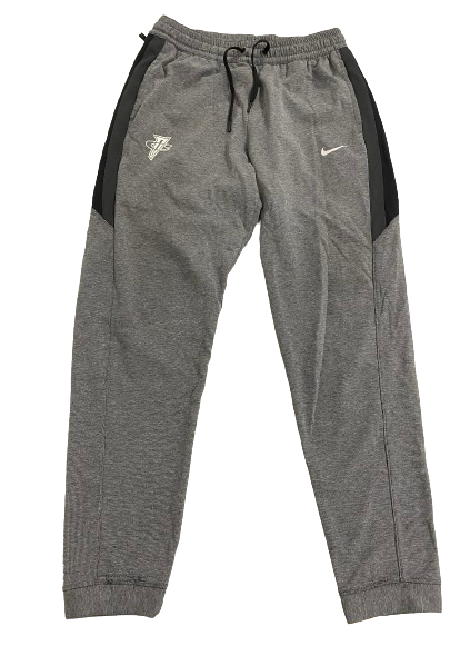 Jahvon Quinerly Memphis Basketball Player Exclusive Sweatpants with Penny Hardaway Logo (Size L)