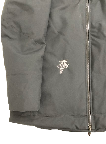 Jahvon Quinerly Memphis Basketball Player Exclusive Heavy Duty Winter Jacket with Penny Hardaway Logo (Size L)