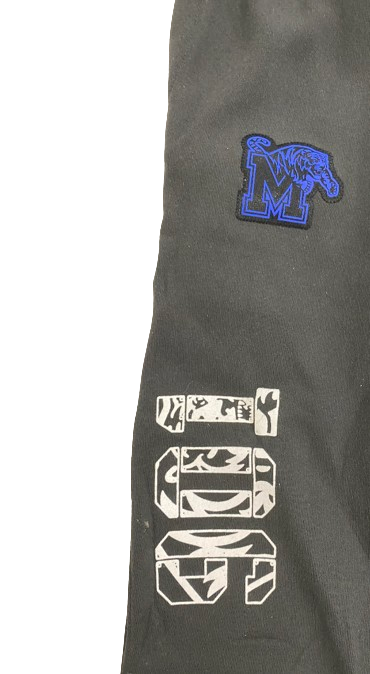 Jahvon Quinerly Memphis Basketball Player Exclusive "901" Sweatpants (Size XL)