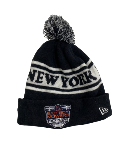 Chuck Filiaga Minnesota Football Team Issued Pinstripe Bowl Beanie Hat