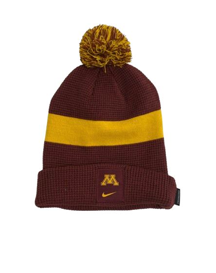 Chuck Filiaga Minnesota Football Team Issued Set of (3) Beanie Hats