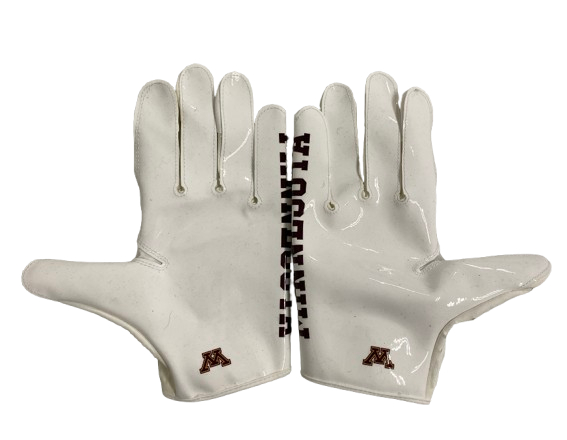 Chuck Filiaga Minnesota Football Player Exclusive Gloves (Size 3XL)
