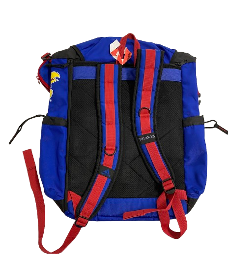 Kevin McCullar Jr. Kansas Basketball Player Exclusive SIGNED Backpack with Player Tag