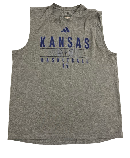 Kevin McCullar Jr. Kansas Basketball Player Exclusive Workout Tank with 
