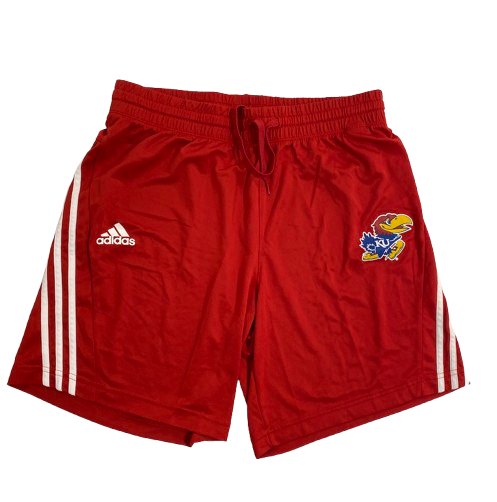 Kevin McCullar Jr. Kansas Basketball Team Issued Workout Shorts (Size L)