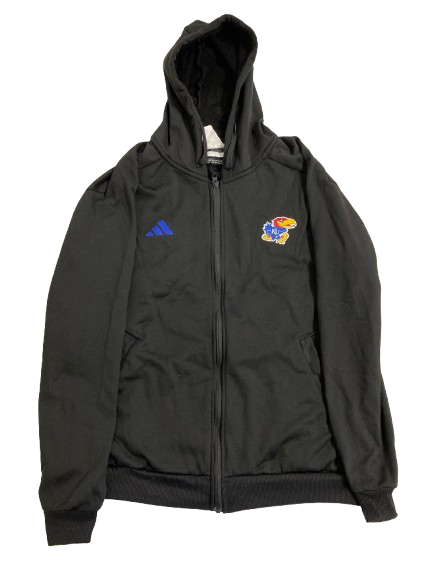 Kevin McCullar Jr. Kansas Basketball Team Issued Full-Zip Jacket (Size XL)