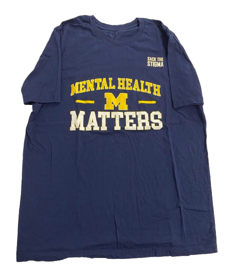 Jackson Selvala Michigan "Mental Health Matters" T-Shirt (Size XL)