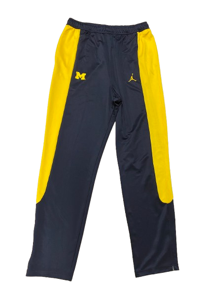 Jackson Selvala Michigan Basketball Player Exclusive Sweatpants (Size XXLTT)