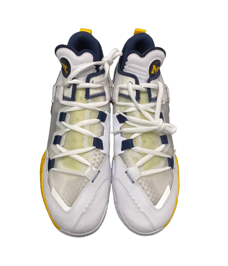 Jackson Selvala Michigan Basketball Player Exclusive Westbrook Shoes (Size 14) - New