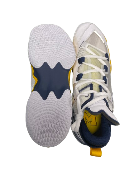 Jackson Selvala Michigan Basketball Player Exclusive Westbrook Shoes (Size 14) - New