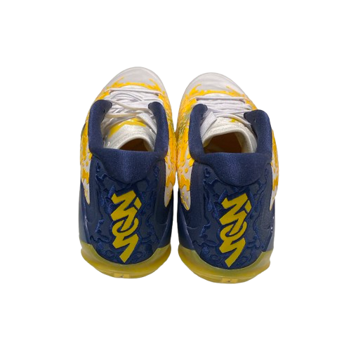 Jackson Selvala Michigan Basketball Player Exclusive Zion 3 Shoes (Size 14) - New