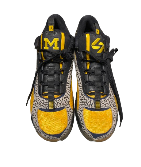 Jackson Selvala Michigan Basketball Player Exclusive Luka 2 Shoes (Size 14) - New