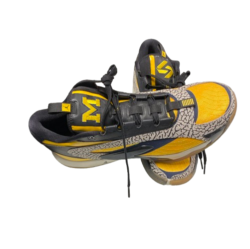 Jackson Selvala Michigan Basketball Player Exclusive Luka 2 Shoes (Size 14) - New