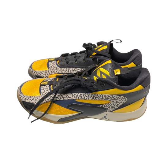Jackson Selvala Michigan Basketball Player Exclusive Luka 2 Shoes (Size 14) - New