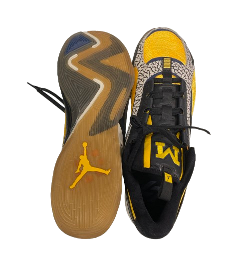 Jackson Selvala Michigan Basketball Player Exclusive Luka 2 Shoes (Size 14) - New