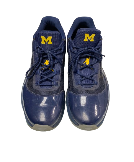 Jackson Selvala Michigan Basketball Player Exclusive Jordan Shoes (Size 14)