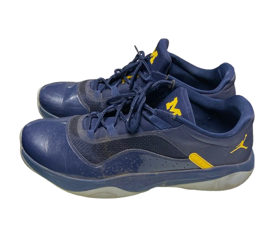 Jackson Selvala Michigan Basketball Player Exclusive Jordan Shoes (Size 14)
