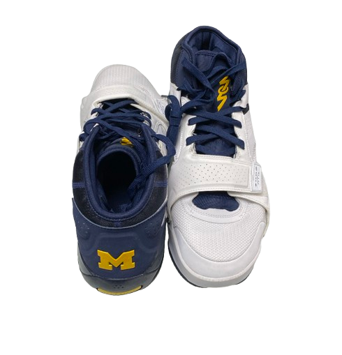 Jackson Selvala Michigan Basketball Player Exclusive Zion 2 Shoes (Size 14) - New