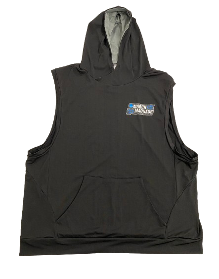 Jackson Selvala Michigan Basketball Player Exclusive NCAA Tournament Sleeveless Performance Hoodie (Size XXL)