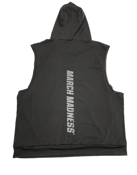 Jackson Selvala Michigan Basketball Player Exclusive NCAA Tournament Sleeveless Performance Hoodie (Size XXL)
