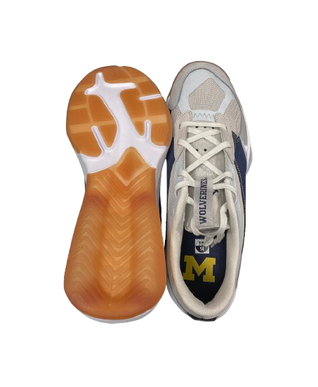 Jackson Selvala Michigan Basketball Player Exclusive Jordan 23E Shoes (Size 14) - New