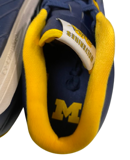 Jackson Selvala Michigan Basketball Player Exclusive Jordan Shoes (Size 14) - New