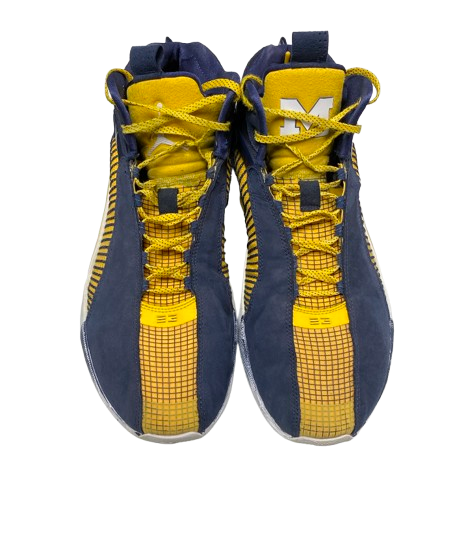 Jackson Selvala Michigan Basketball Player Exclusive Jordan 35 Shoes (Size 14)