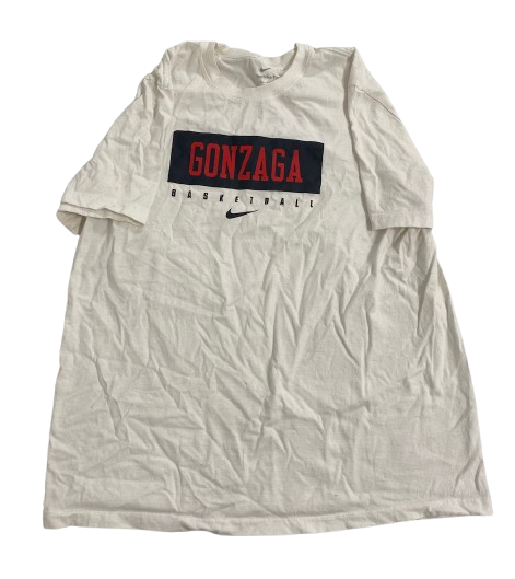 Kaden Perry Gonzaga Basketball Team Issued Workout Shirt (Size XL)