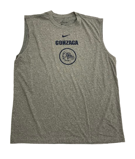 Kaden Perry Gonzaga Basketball Player Exclusive Workout Tank (Size XL)